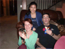 Parents and Aunt Jing with Kapitoshka
